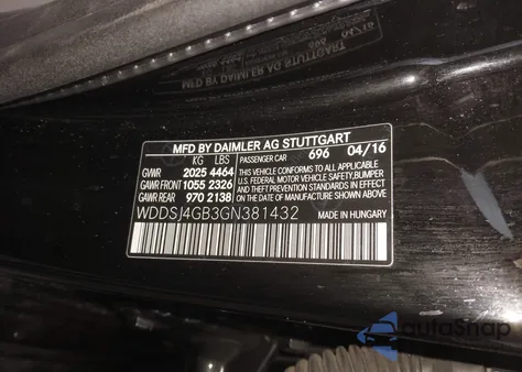 2016 Mercedes-Benz Cla 250 4Matic z USA, uszkodzony, nr VIN WDDSJ4GB3GN381432